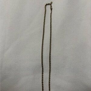 14KGP (Karat Gold Plated) Rope Necklace Men or women’s Jewelry